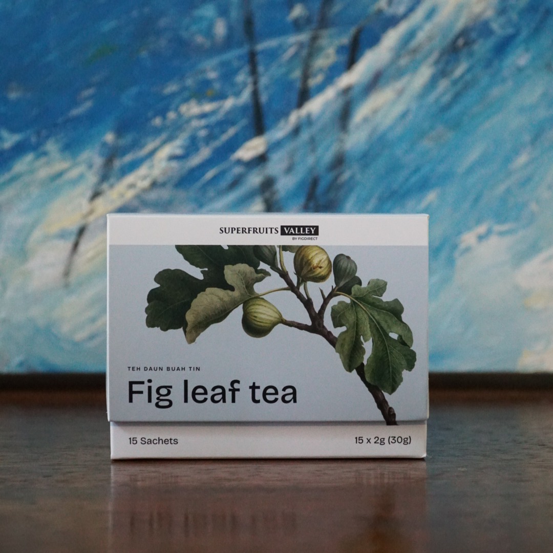Fig Leaf Tea by Superfruits Valley, Teh Daun Buah Tin, 15 sachets
